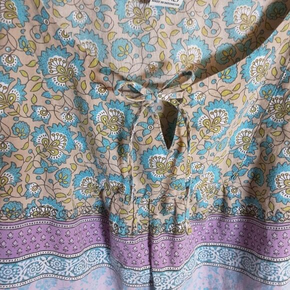 CHEROKEE Top Cotton Bohemian Print Girls Size L (10 /12) - Picture 3 of 5